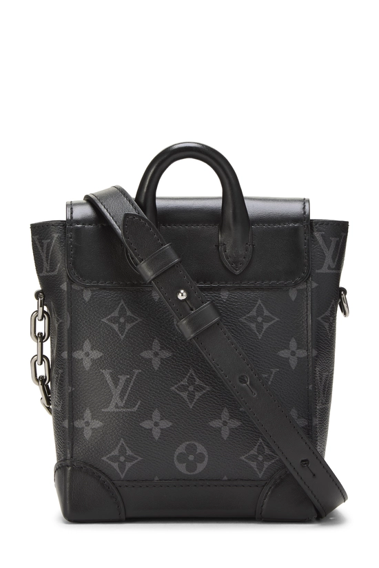 Black Monogram Canvas Eclipse Steamer Nano, , large image number 3