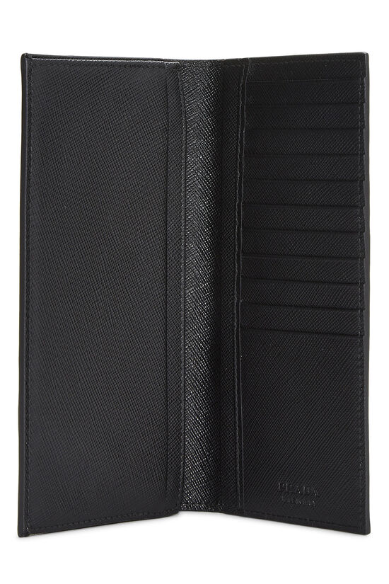 Black Saffiano Long Wallet, , large image number 3