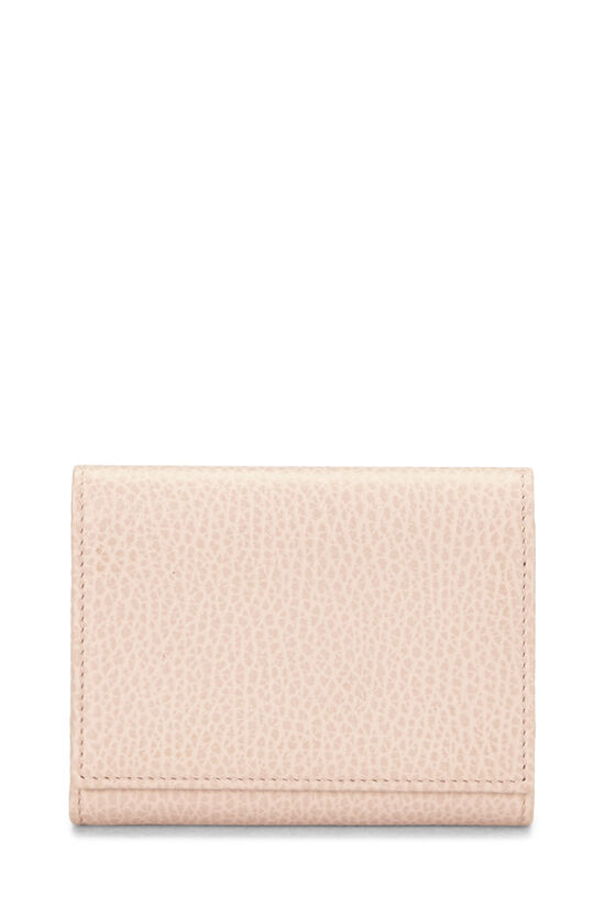 Pink Leather Trifold Wallet, , large image number 2
