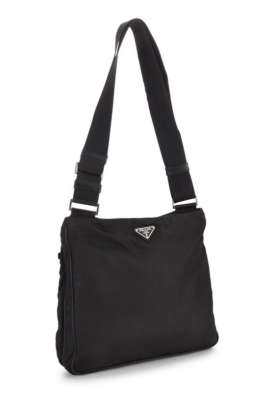 Black Nylon Messenger Medium, , large image number 1