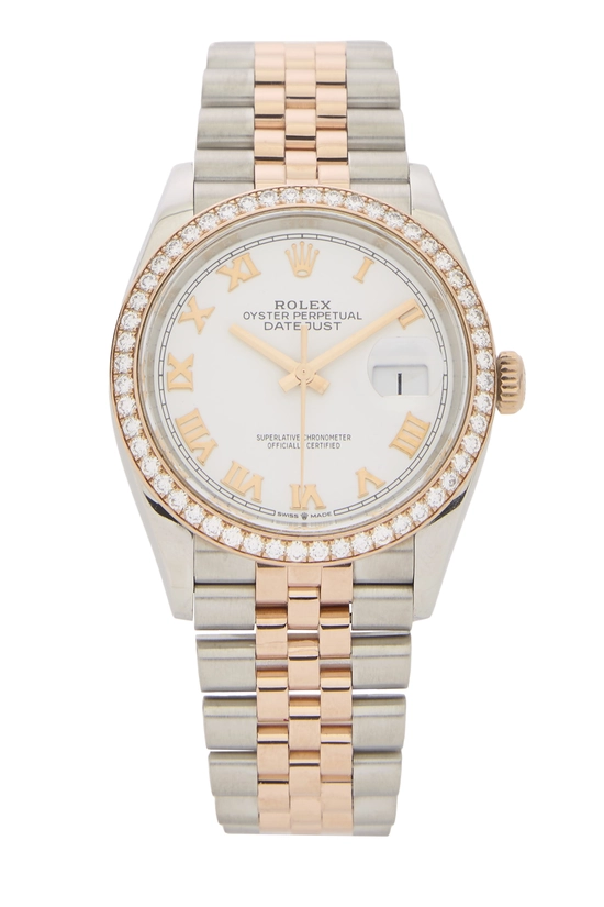 Everose Datejust White Roman Diamond Bezel 126281RBR 36mm, , large image number 0
