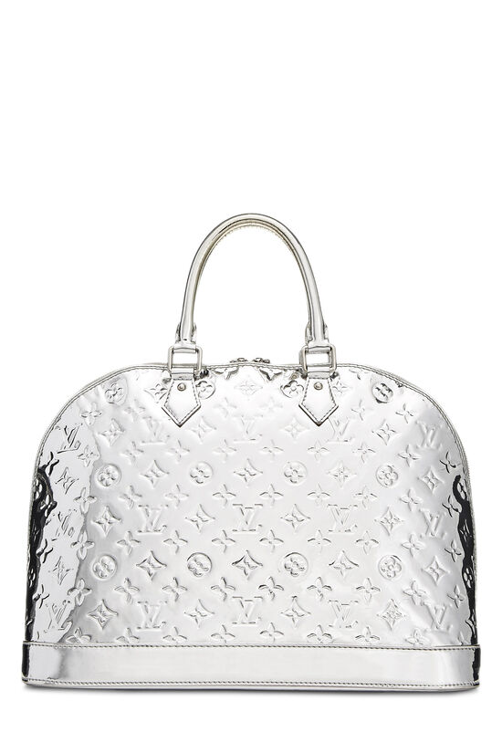 Louis Vuitton Monogram Miroir Alma GM - Gold Handle Bags, Handbags