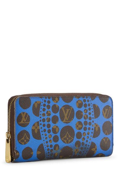Yayoi Kusama x Louis Vuitton Blue Dots Monogram Zippy Wallet, , large