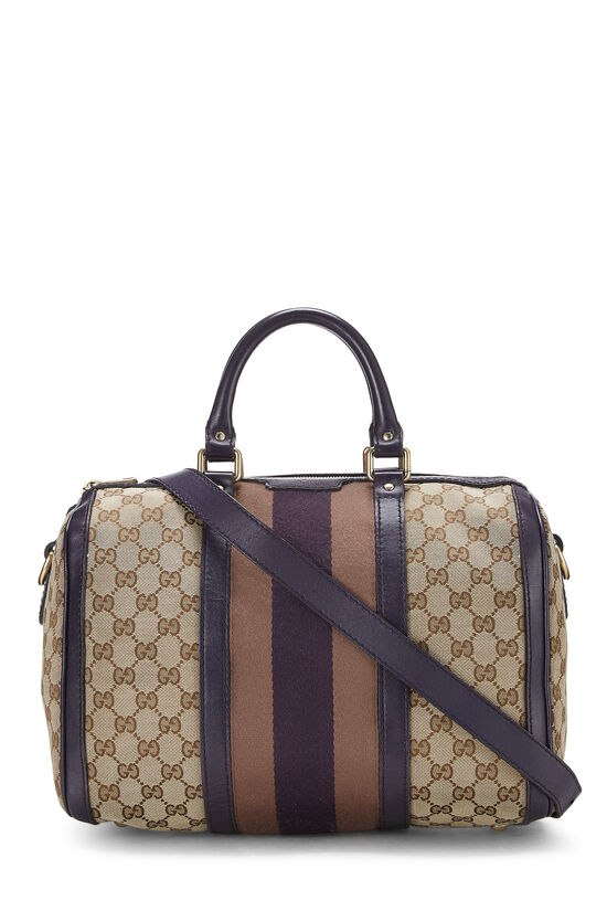 Gucci Monogram Boston Medium Satchel Bag