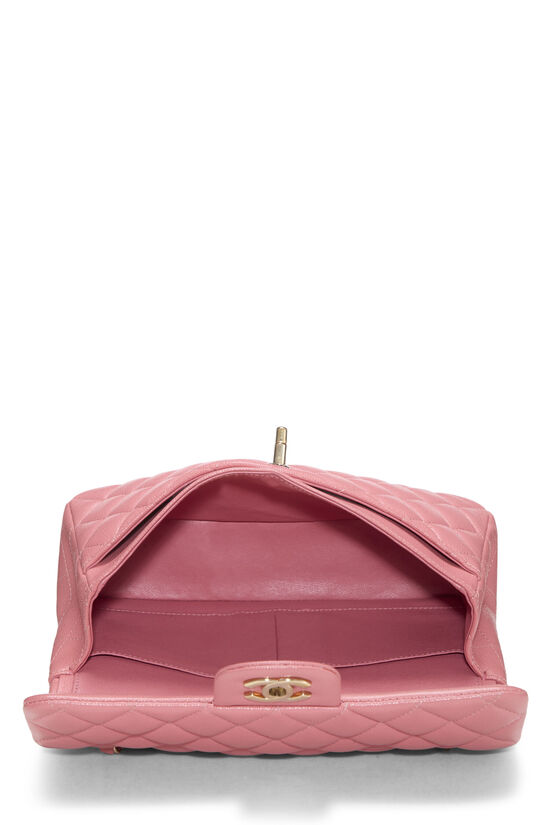 Pink Quilted Caviar Classic Double Flap Small, , large image number 5