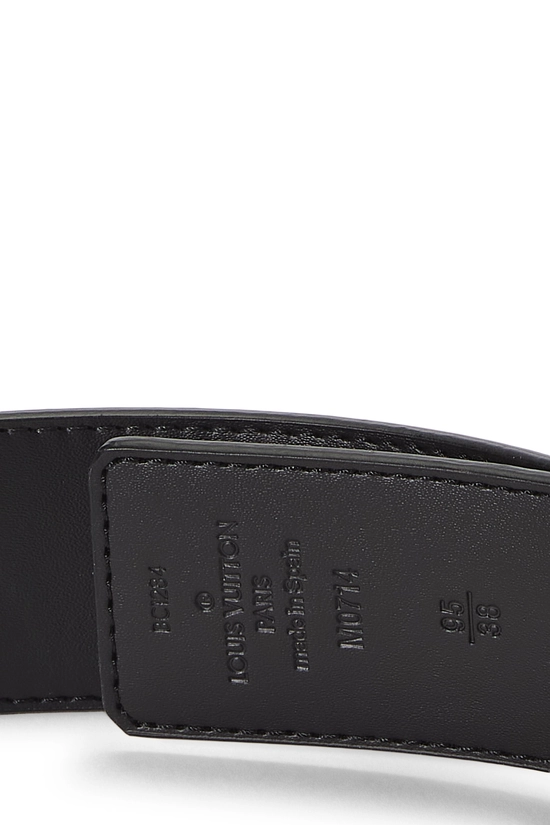 Louis Vuitton Belt Ceinture Black Monogram Eclipse Pont Neuf 35mm Belt Monogram Eclipse Canvas - Men  main image 4