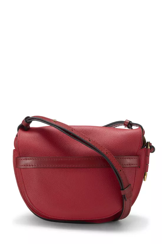 Red Calfskin Gate Bag Small, , large image number 3