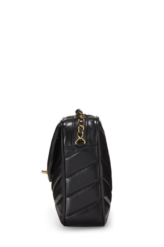CHANEL Camera Case Black Calfskin Brushed Gold Hardware 2020 - BoutiQi Bags