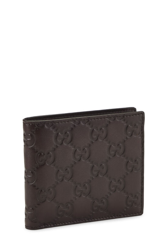 Brown Guccissima Bi-Fold Wallet, , large image number 1