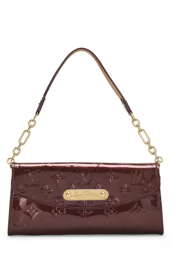 Burgundy Vernis Sunset Boulevard Shoulder Bag, , large image number 0