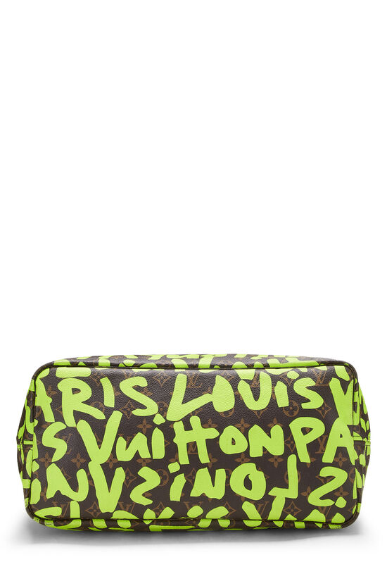 Stephen Sprouse x Louis Vuitton Green Graffiti Neverfull GM, , large image number 4