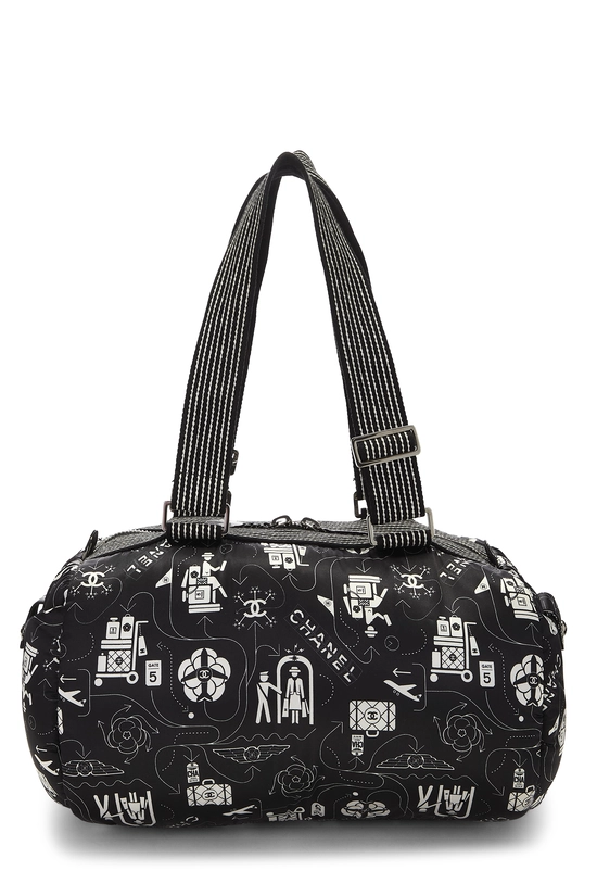 Black & White Nylon Airline Boston, , large image number 0