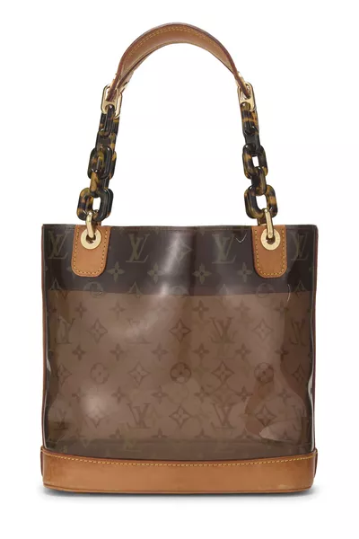 Brown Monogram Ambre Vinyl Cabas PM