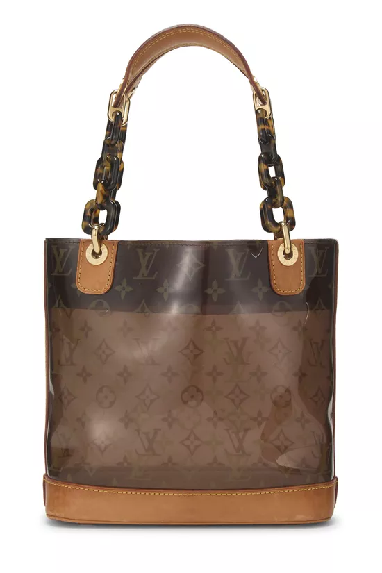 Brown Monogram Ambre Vinyl Cabas PM, , large image number 0