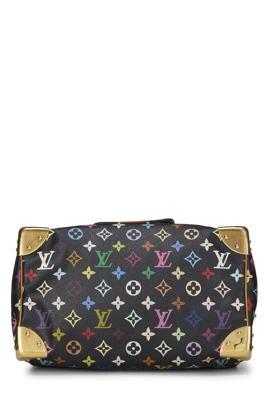 Louis Vuitton Vintage Takashi Murakami Black Monogram Multicolore Coated  Canvas Speedy 30 Gold Hardware, 2003 Available For Immediate Sale At  Sotheby's