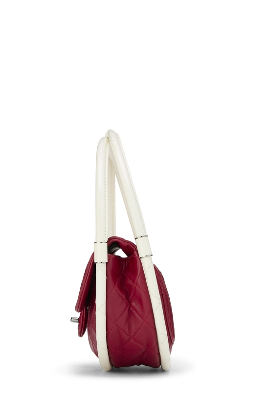 Red Lambskin Hula Hoop Bag Mini, , large image number 2