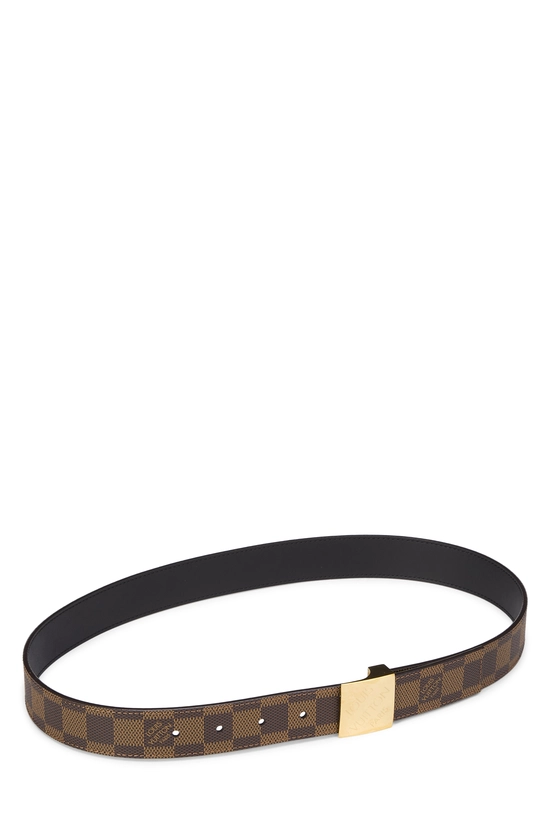 Damier Ebene Ceinture Carre 80, , large image number 1