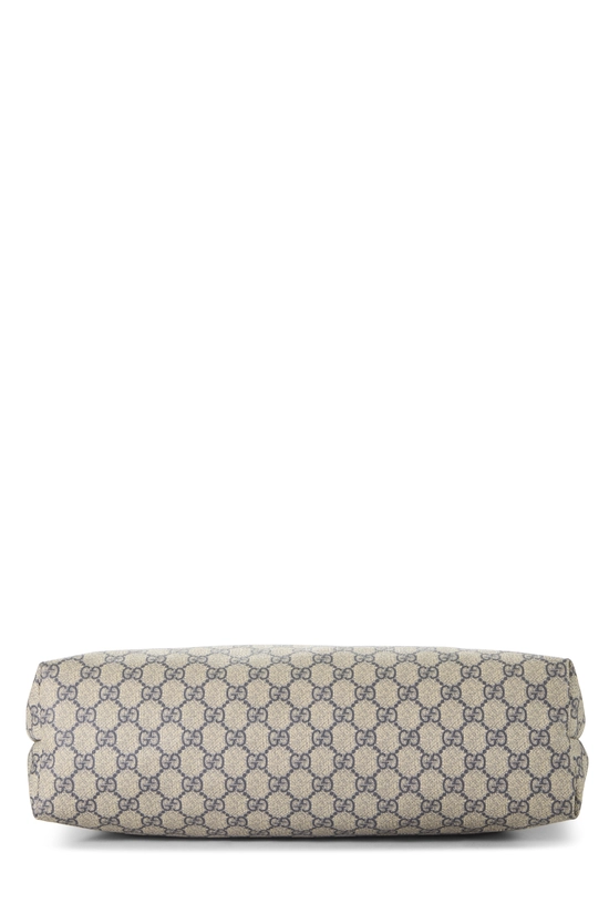 Navy GG Supreme Canvas Web Loop Tote, , large image number 4