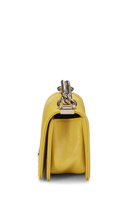 Yellow Chevron Caviar Boy Bag Small, , large image number 4