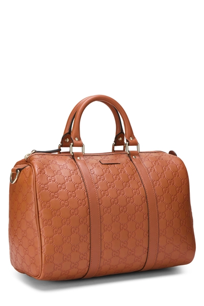 Gucci Orange Guccissima Leather Joy Boston Handbag — photo 2