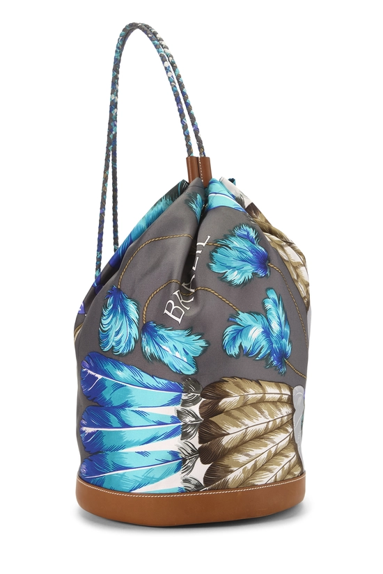 Multicolor Silk 'Flamingo Party' Soie-Cool 22, , large image number 1