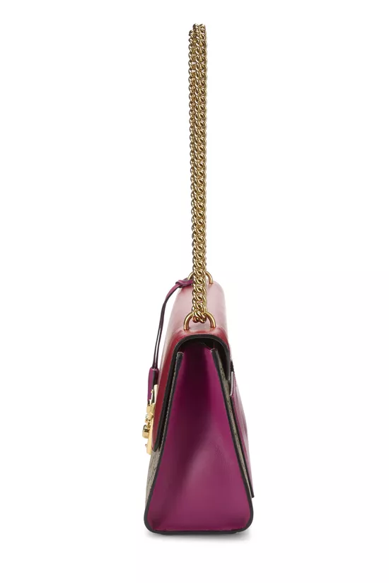 Multicolor GG Supreme Canvas Padlock Shoulder Bag Medium, , large image number 2