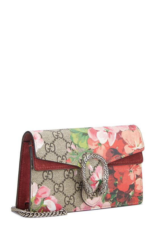 Pink GG Blooms Canvas Dionysus Super Mini, , large image number 1