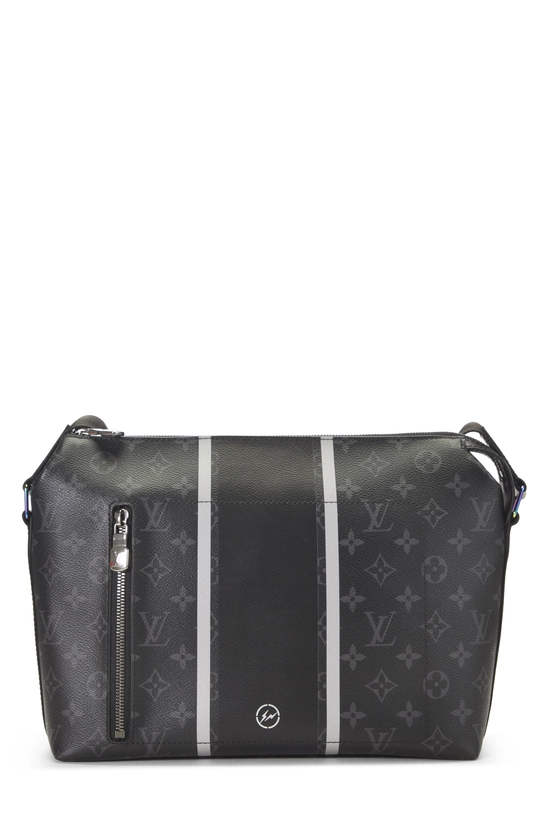 Fragment x Louis Vuitton Black Monogram Eclipse Messenger PM, , large image number 0