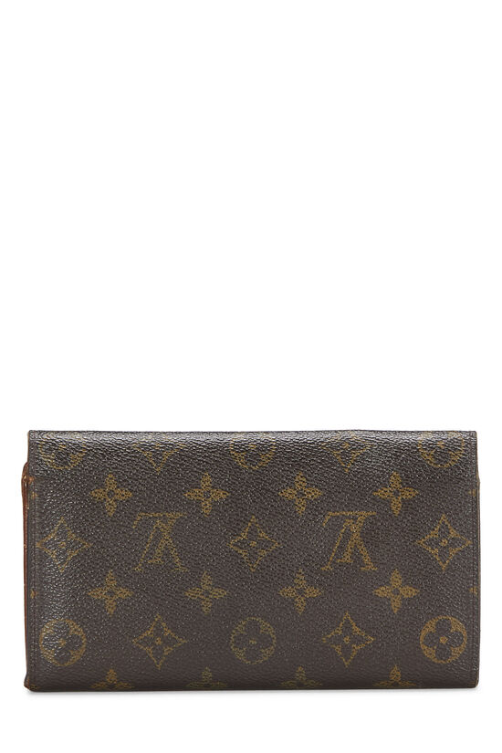 Louis Vuitton Monogram Canvas Porte Monnaie Tresor Wallet, Louis Vuitton  Small_Leather_Goods
