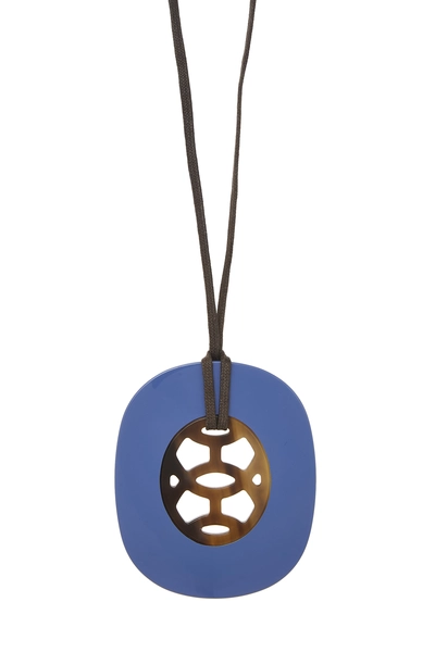 Blue Acrylic Lift Necklace, , large