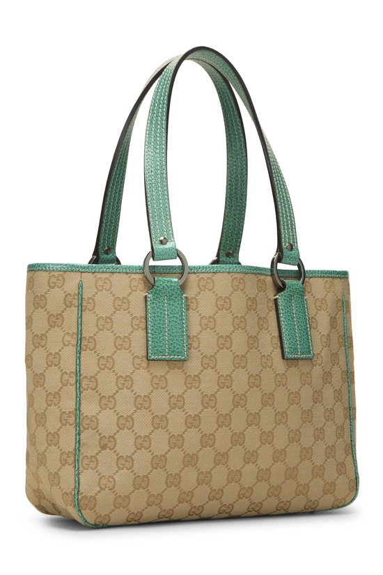 Green Original GG Canvas Tote, , large image number 1