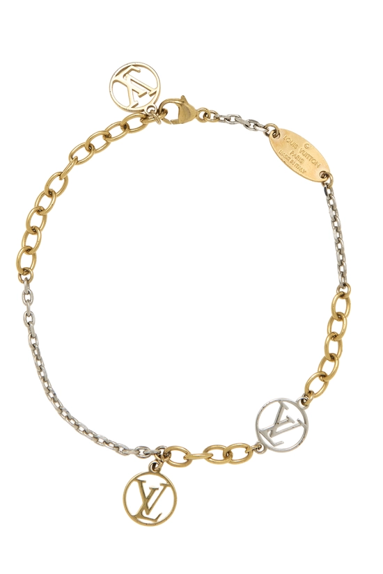 Gold Monogram Logomania Bracelet, , large image number 0