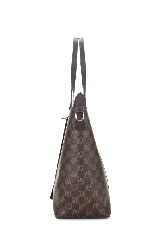 Pink Damier Ebene Jersey Tote, , large image number 2