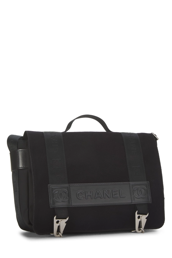Black Nylon Sportline Messenger, , large image number 1
