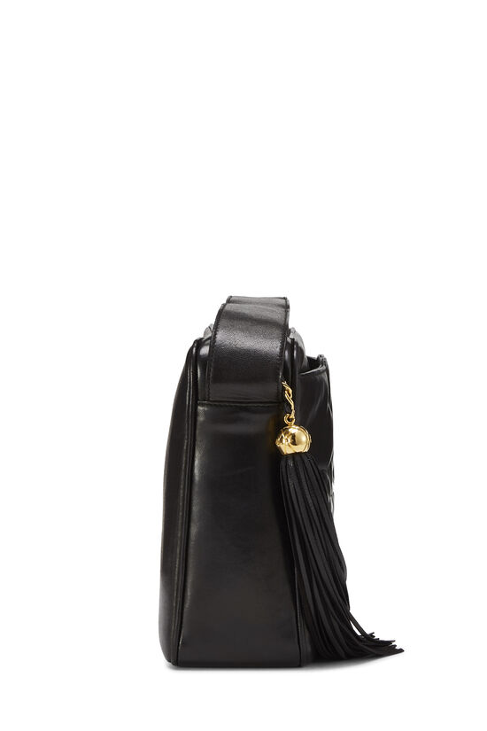 Black Lambskin 3 'CC' Shoulder Bag, , large image number 2