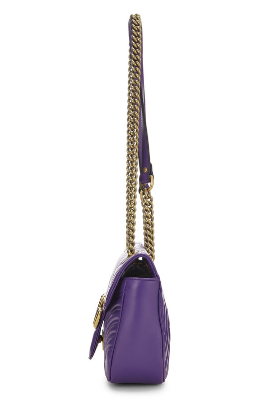 Purple GG Marmont Shoulder Bag Small, , large image number 2