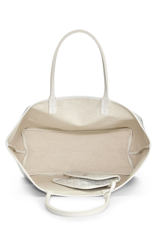 White Goyardine Canvas Saint-Louis PM QEB05U0LWF061 | WGACA 