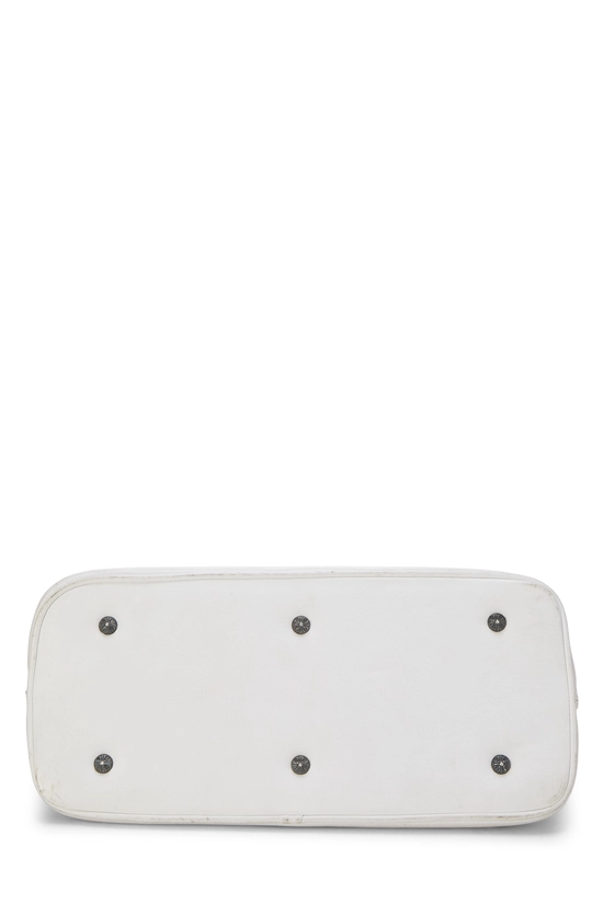 White Leather Cemetery Cross Bowling Bag, , large image number 4