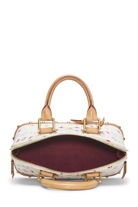 Takashi Murakami x Louis Vuitton White Monogram Multicolore Alma PM NM, , large image number 5