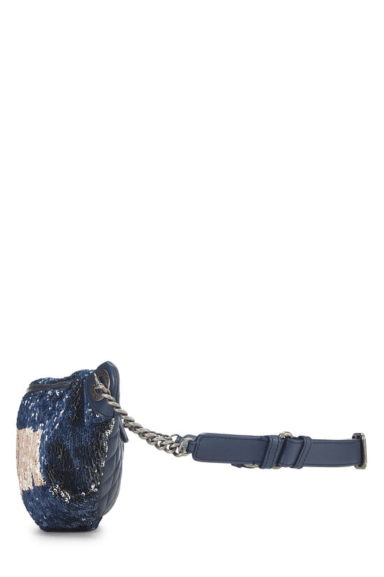 Navy Sequin Coco Cuba Waist Bag, , large image number 2