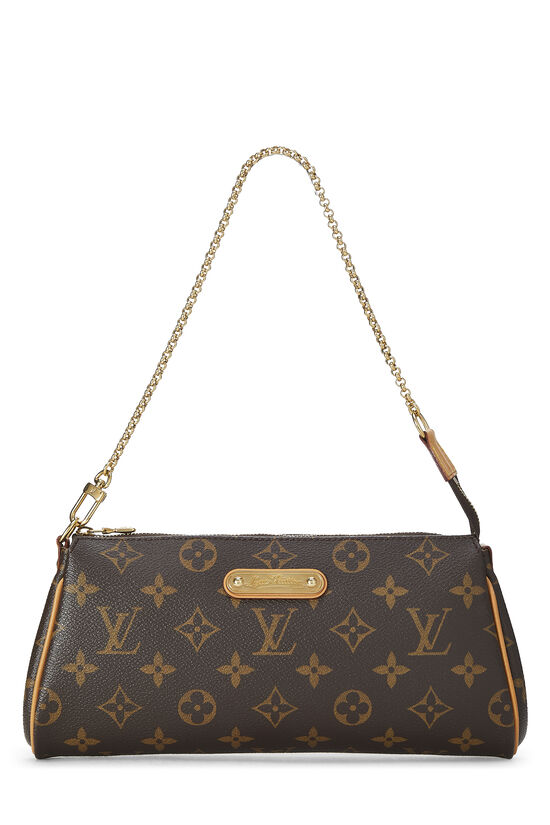 Louis Vuitton Eva shoulder bag in brown monogram canvas and natural leather