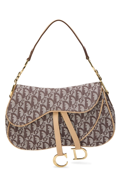 Brown Trotter Canvas Double Saddle Bag