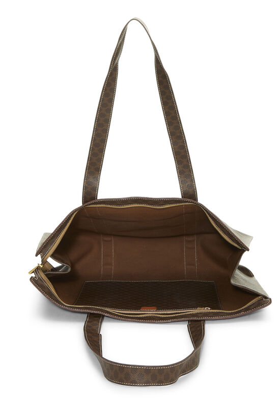Brown Coated Canvas Macadam Tote, , large image number 5