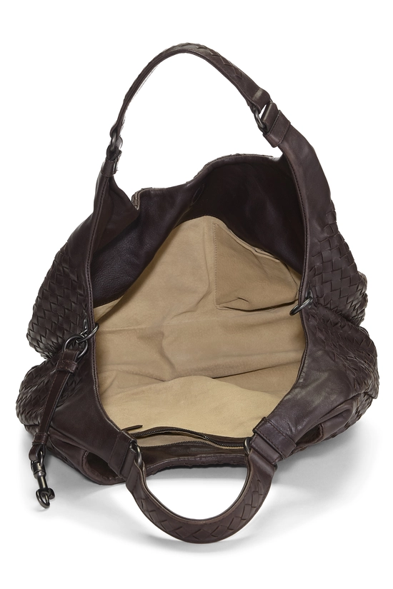 Brown Intrecciato Campana Tote Small, , large image number 5