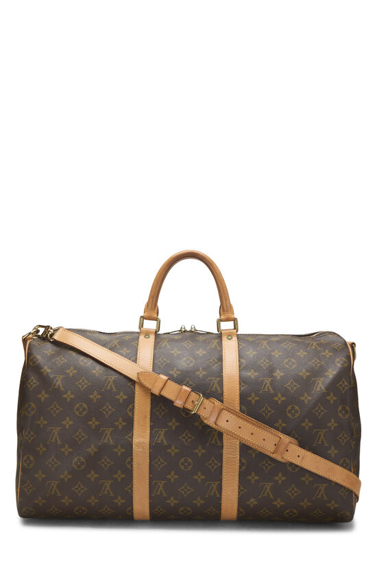 Monogram Canvas Keepall Bandouliere 50, , large image number 3