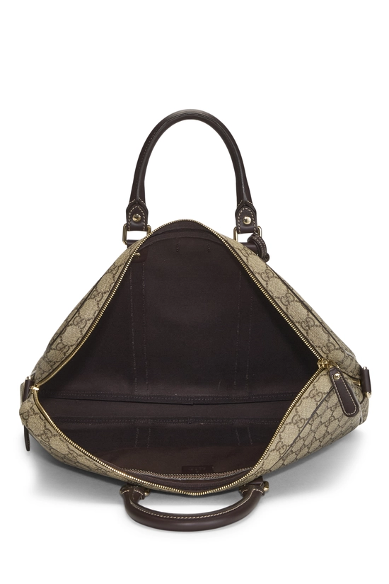 Brown GG Supreme Canvas Briefcase, , large image number 5