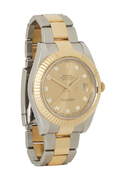 18K Yellow Gold & Diamond Datejust II 116333 41mm
