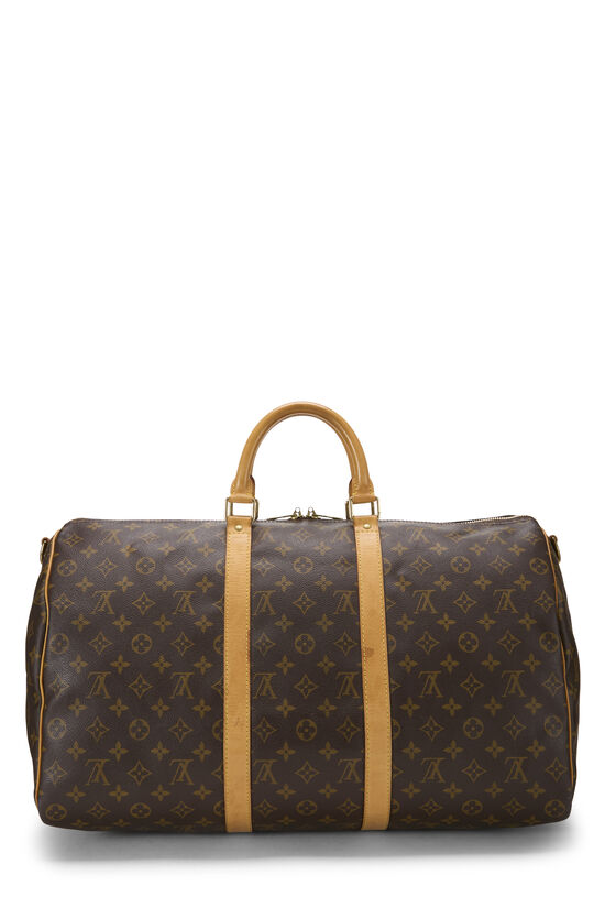 Monogram Canvas Keepall Bandouliere 50, , large image number 3