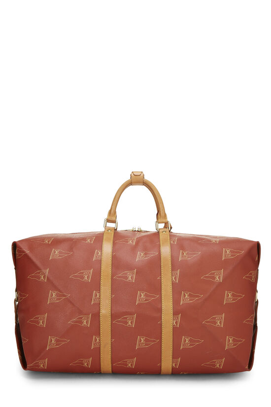 Red Coated Canvas America's Cup Sac Cabourg, , large image number 3