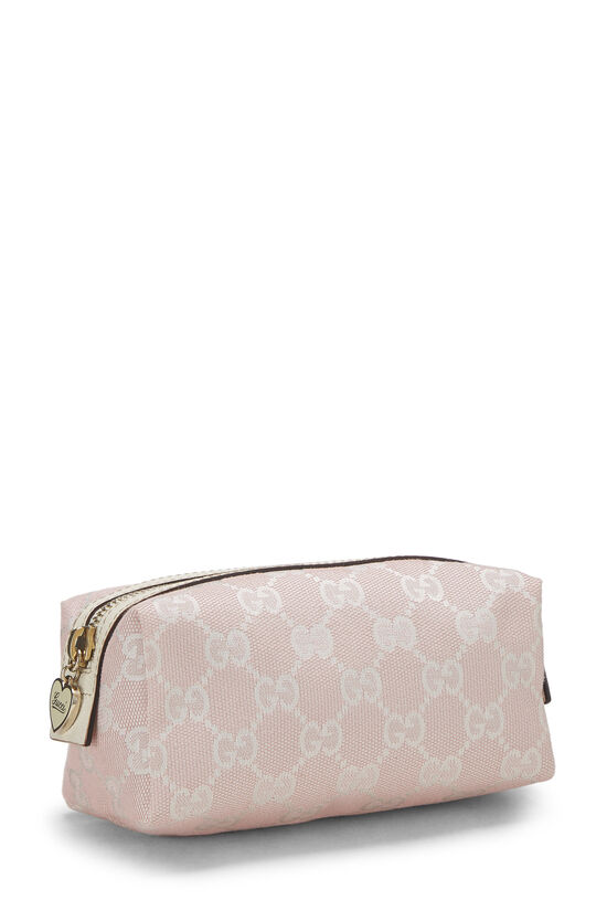 Pink Original GG Canvas Cosmetic Pouch, , large image number 1